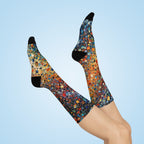 Prism Burst Cushioned Crew Socks
