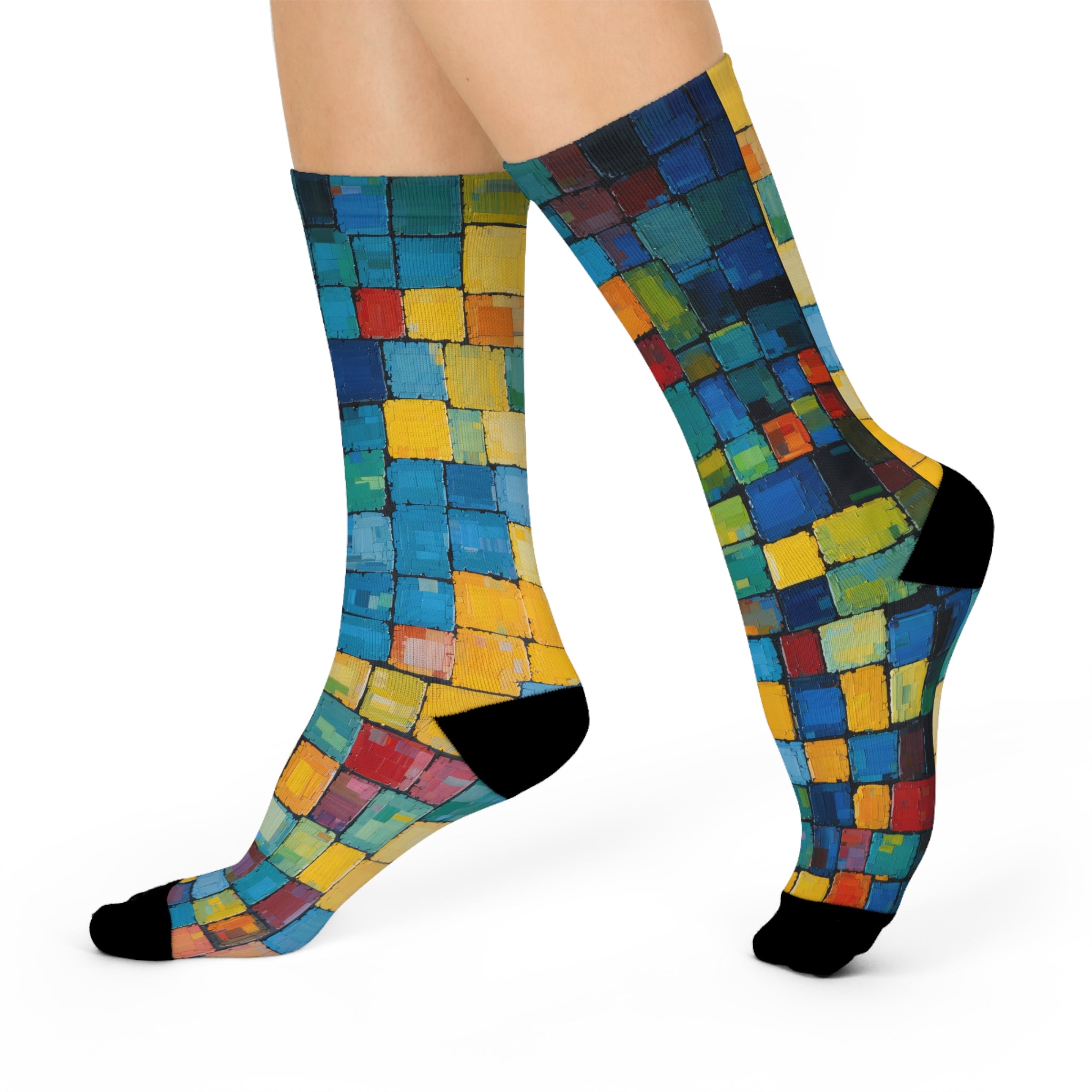 Oil Matrix Cushioned Crew Socks