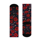 Deep Rose Cushioned Crew Socks