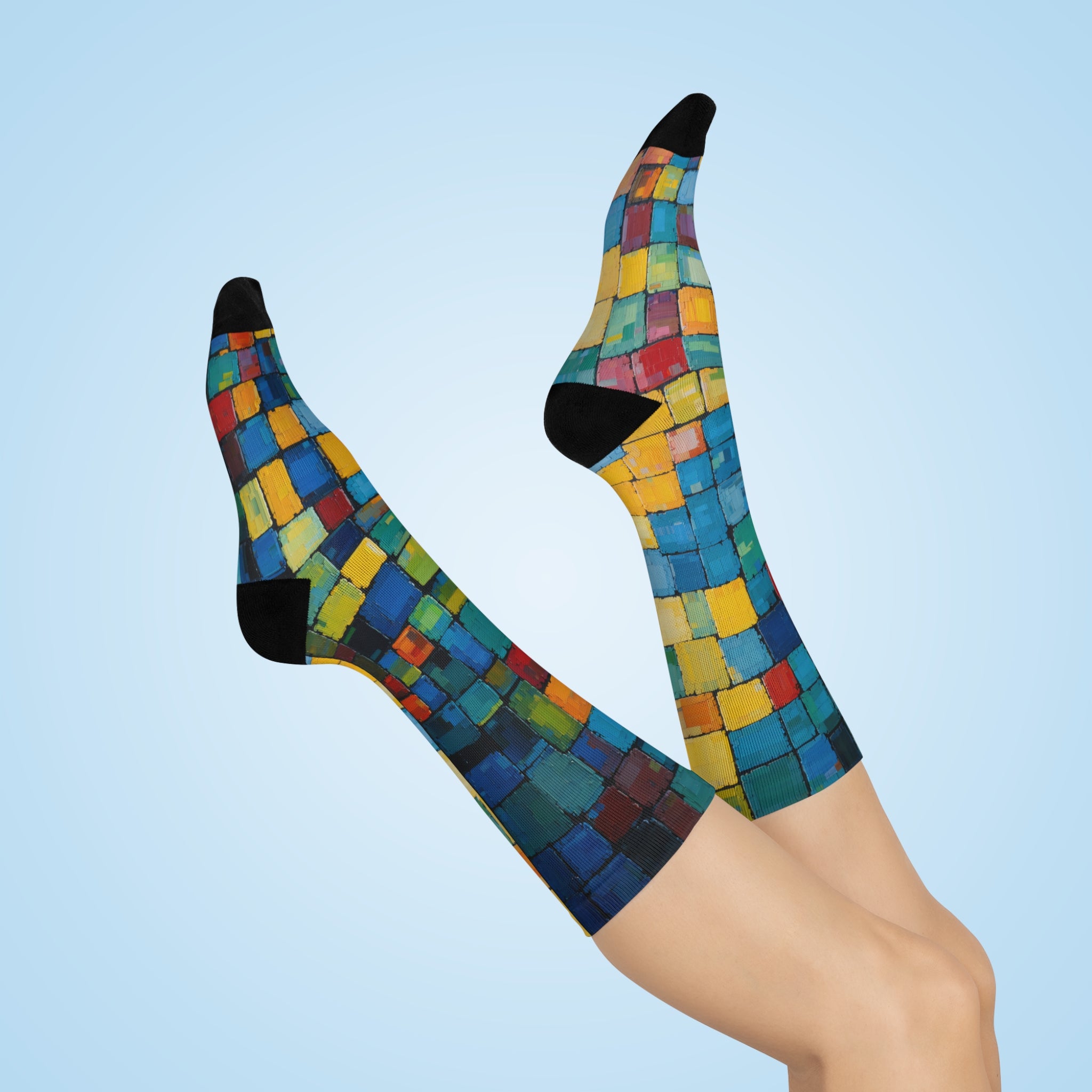 Oil Matrix Cushioned Crew Socks