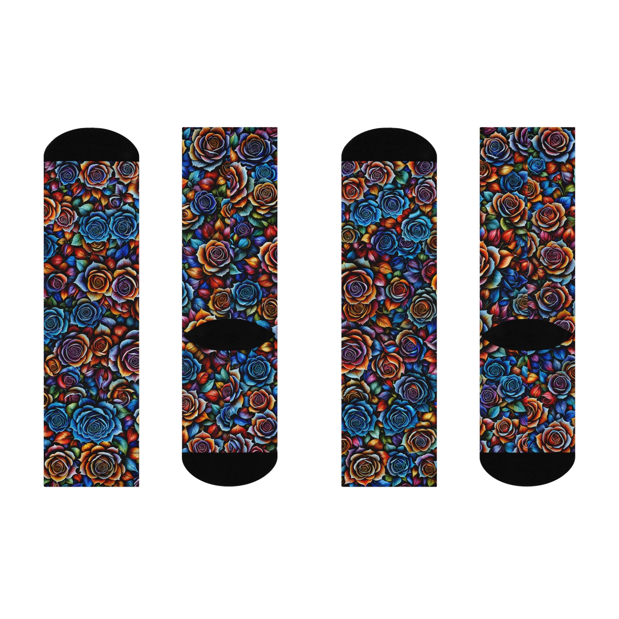 Kaleidorose Cushioned Crew Socks