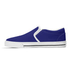 Midnight Blue All Over Canvas Slipons (white right inside)