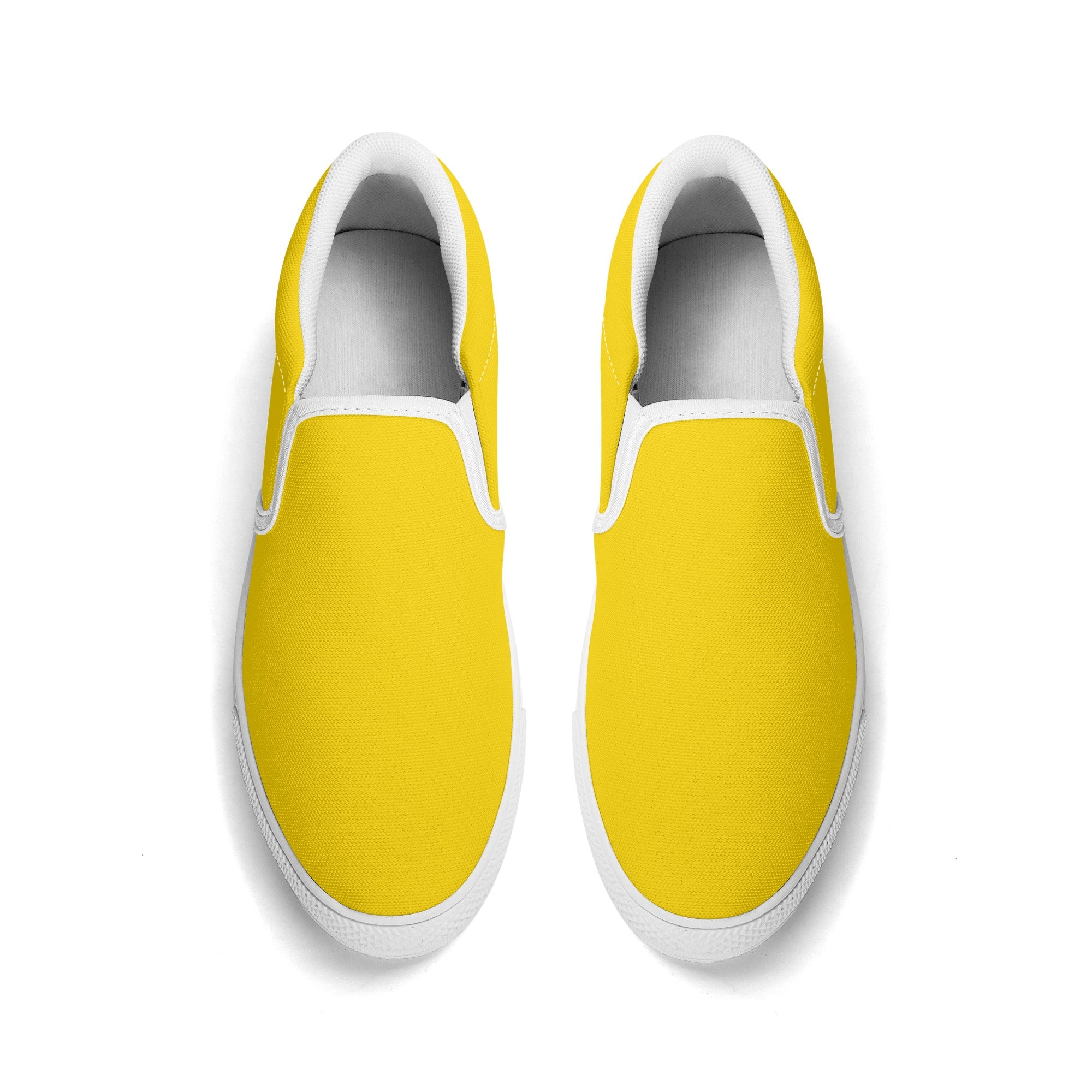 Gold All Over Canvas Slipons (white pair top)