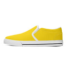Gold All Over Canvas Slipons (white left outside)