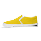 Gold All Over Canvas Slipons (white right inside)