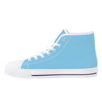 Baby Blue All Over Canvas Hightops (white right inside)