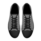 Gray All Over Canvas Lowtops (black pair top)