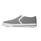 Gray All Over Canvas Slipons (white left outside)