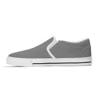 Gray All Over Canvas Slipons (white right inside)