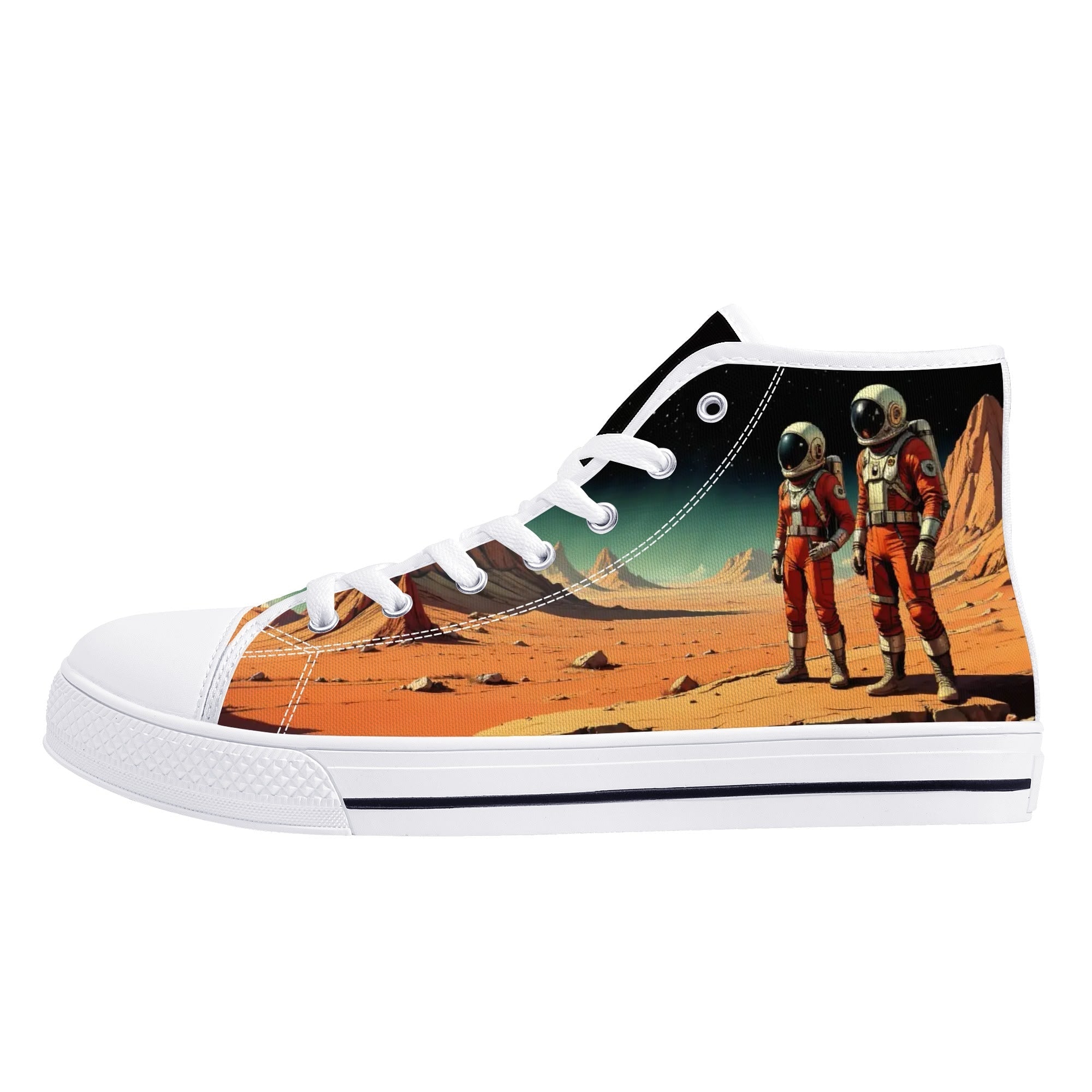 Mars Canvas Hightops (white left outside)