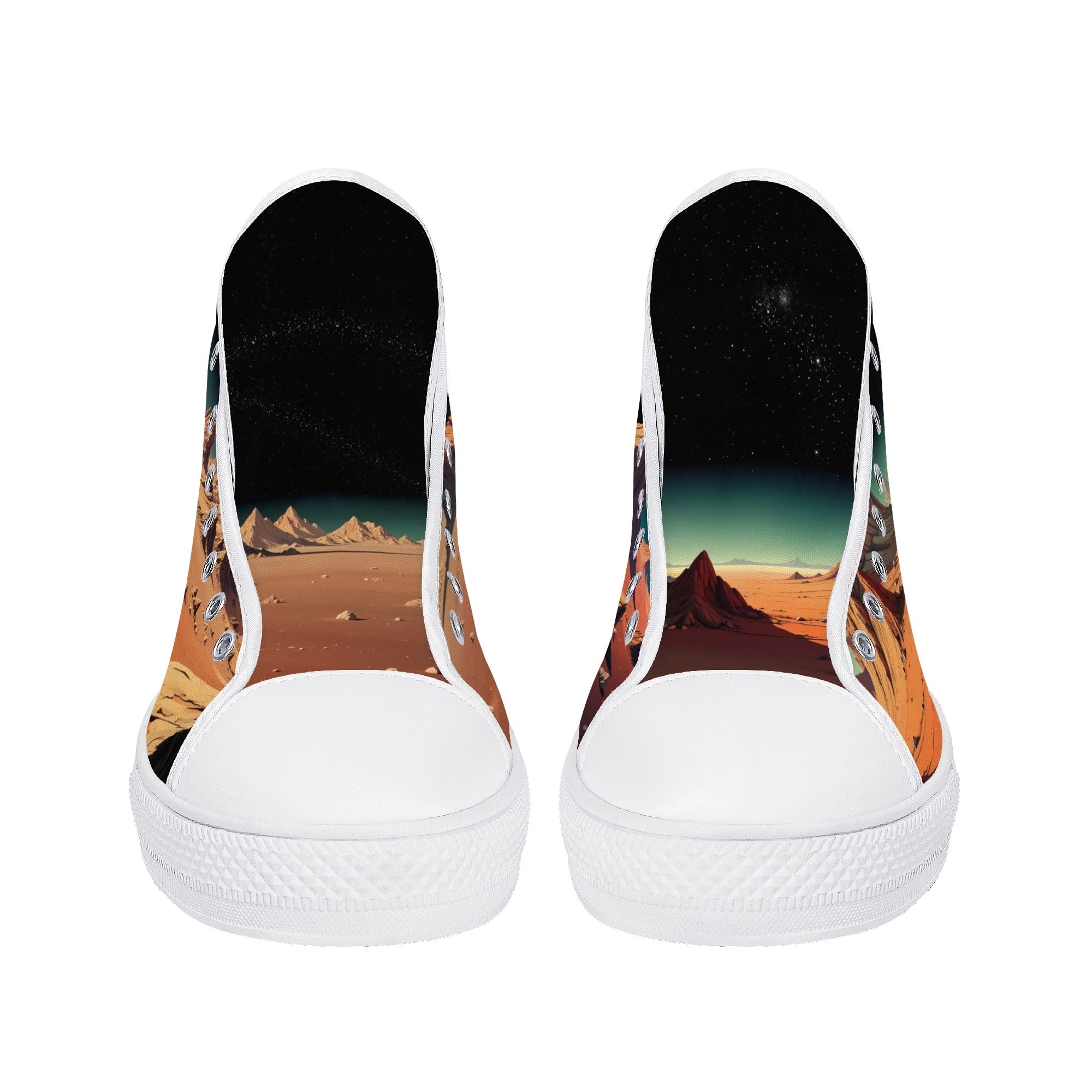 Mars Canvas Hightops (white pair front)