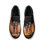 Mars Canvas Slipons (black pair top)