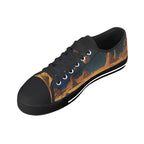 Mars Escape Canvas Lowtops (black right above angled)