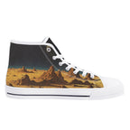 Mars Escape Canvas Hightops (white left inside)