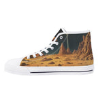 Mars Escape Canvas Hightops (white right inside)