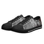 Adorned Canvas Lowtops (black pair angled)