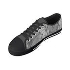 Adorned Canvas Lowtops (black right above angled)