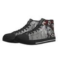 Adorned Canvas Hightops (black pair angled)