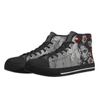 Adorned Canvas Hightops (black pair angled)