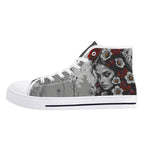 Adorned Canvas Hightops (white left outside)