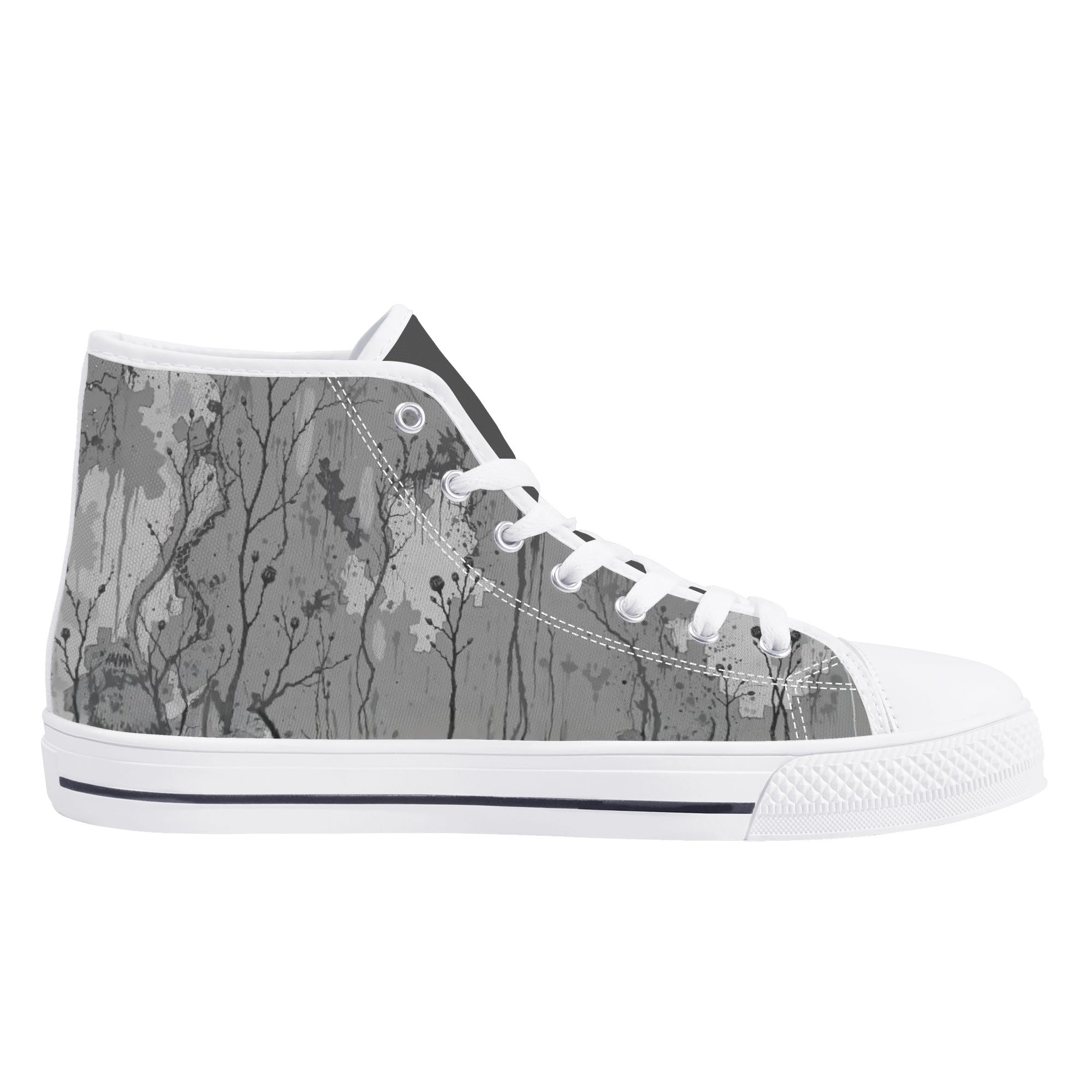 Adorned Canvas Hightops (white left inside)