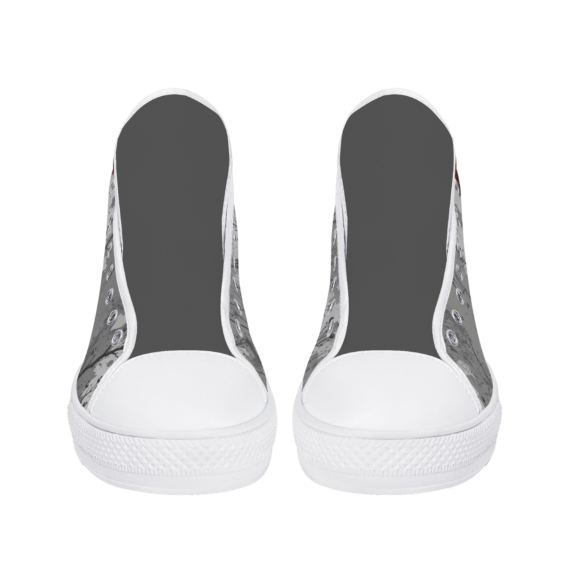 Adorned Canvas Hightops (white pair front)