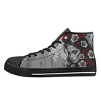 Adorned Canvas Hightops (black left outside)