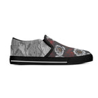 Adorned Canvas Slipons (black right outside)