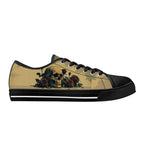 Alas Poor Yorick Canvas Lowtops (black right outside)