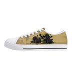 Alas Poor Yorick Canvas Lowtops (white left outside)