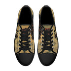 Alas Poor Yorick Canvas Lowtops (black pair top)