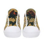 Alas Poor Yorick Canvas Lowtops (white pair front)