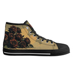 Alas Poor Yorick Canvas Hightops (black left inside)