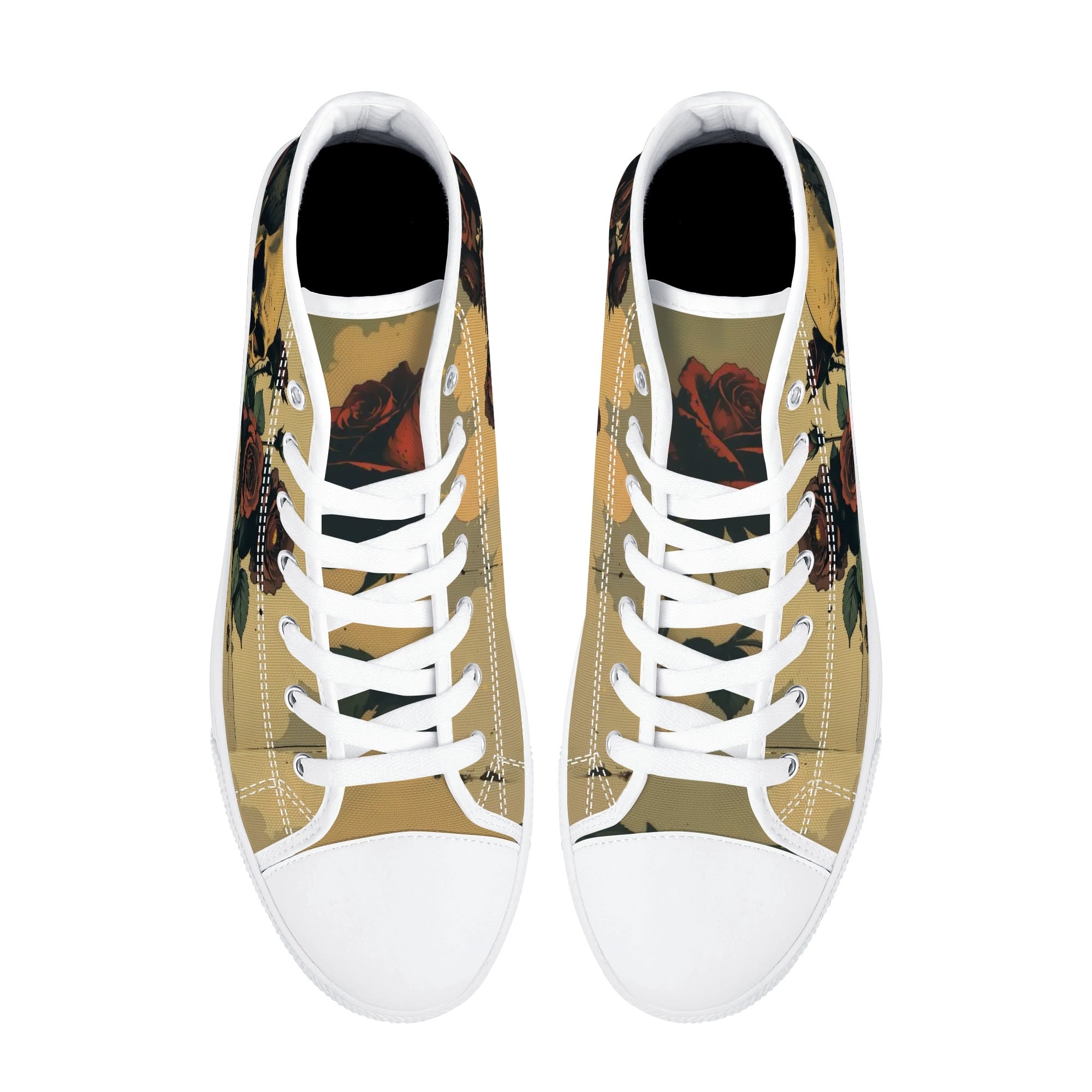 Alas Poor Yorick Canvas Hightops (white pair top)