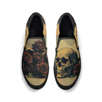 Alas Poor Yorick Canvas Slipons (black pair top)