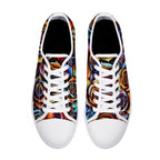 Kaleidorose Canvas Lowtops (white pair top)