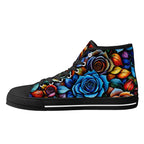 Kaleidorose Canvas Hightops (black right inside)