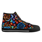 Kaleidorose Canvas Hightops (black left inside)
