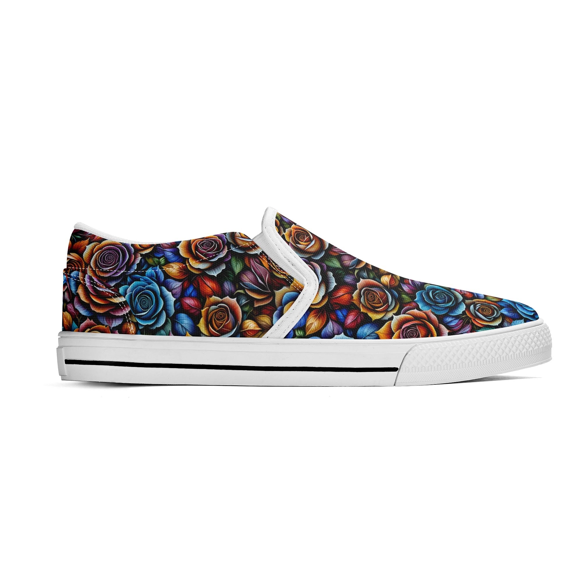 Kaleidorose Canvas Slipons (white right outside)