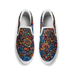 Kaleidorose Canvas Slipons (white pair top)