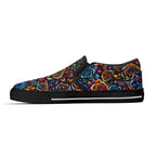 Kaleidorose Canvas Slipons (black right inside)