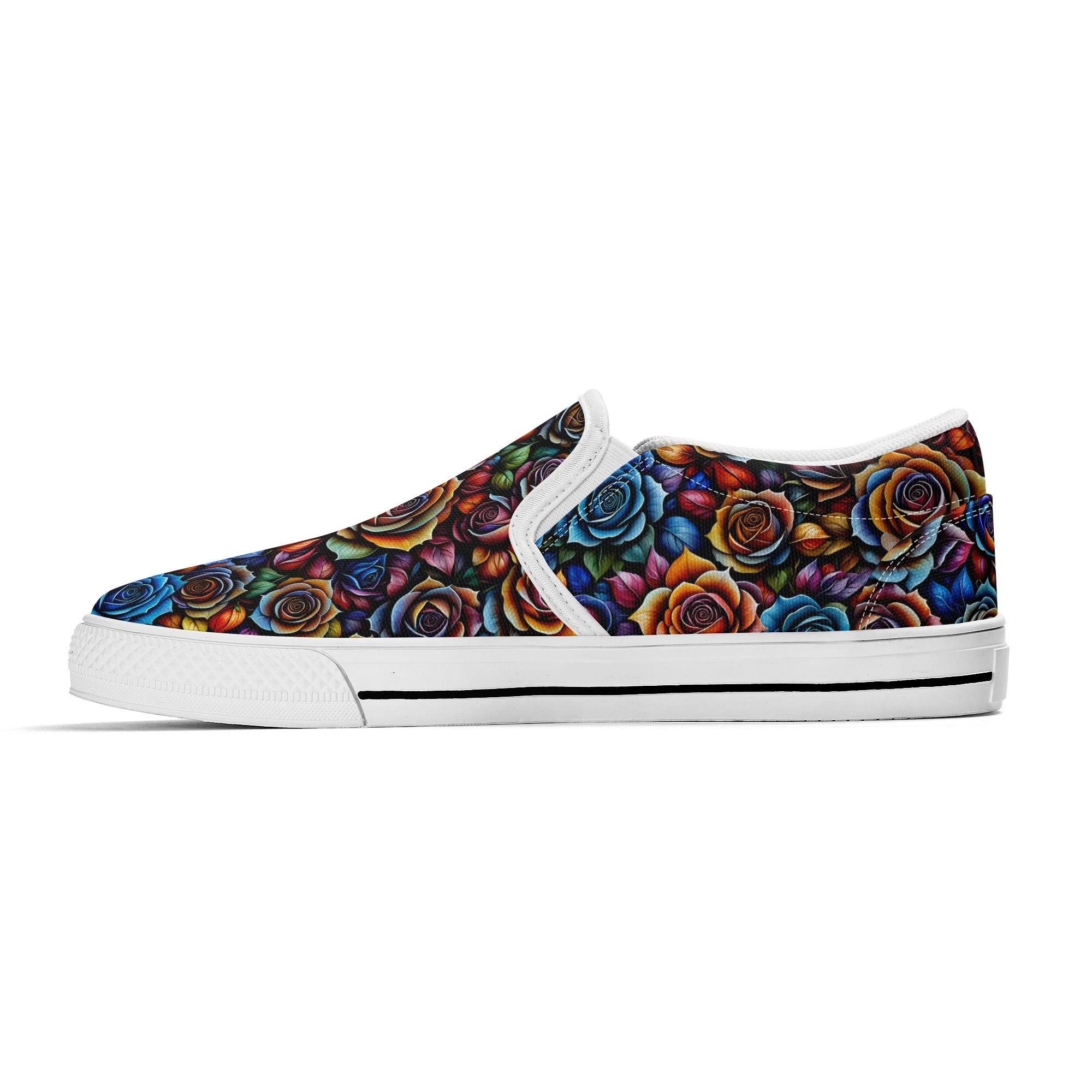 Kaleidorose Canvas Slipons (white right inside)