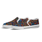 Kaleidorose Canvas Slipons (white pair angled)