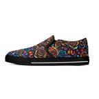 Kaleidorose Canvas Slipons (black left outside)