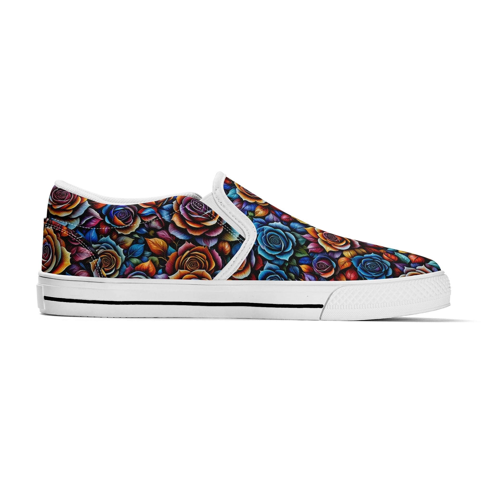 Kaleidorose Canvas Slipons (white left inside)
