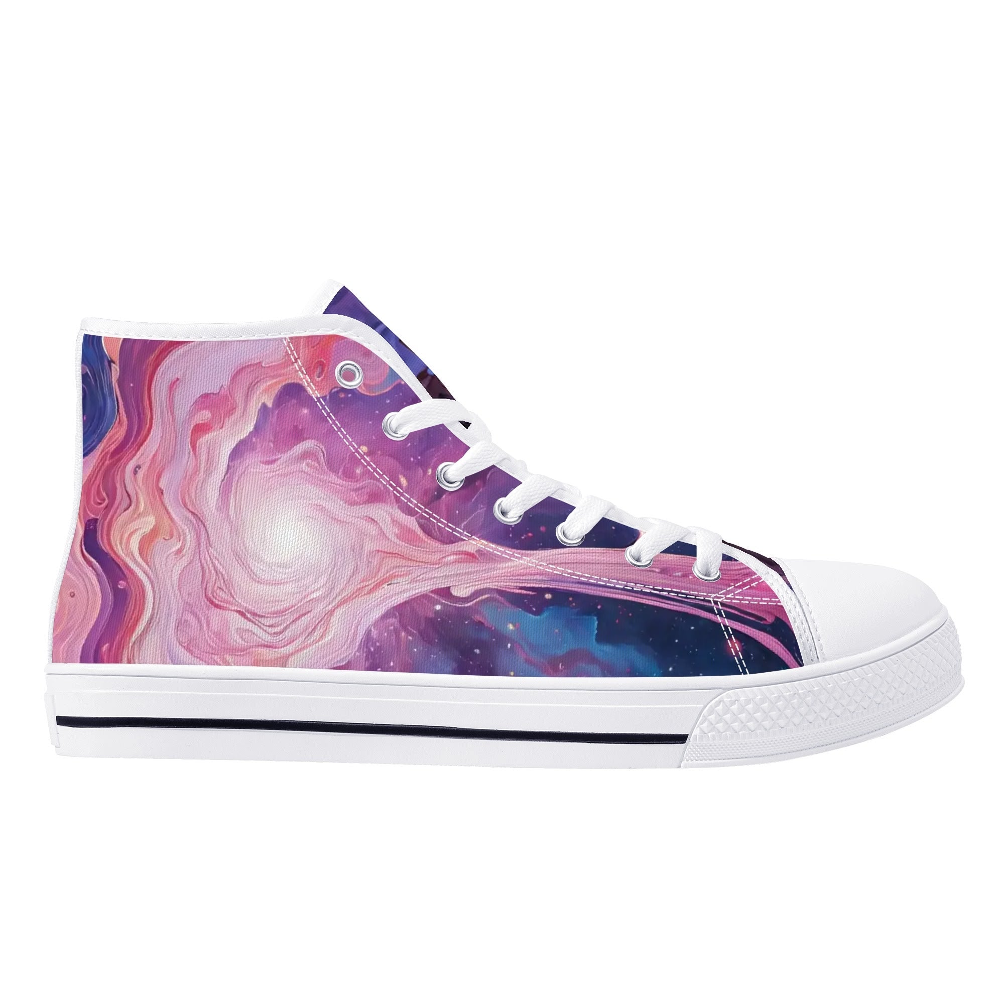 Aethonox Mortis Canvas Hightops (white right outside)