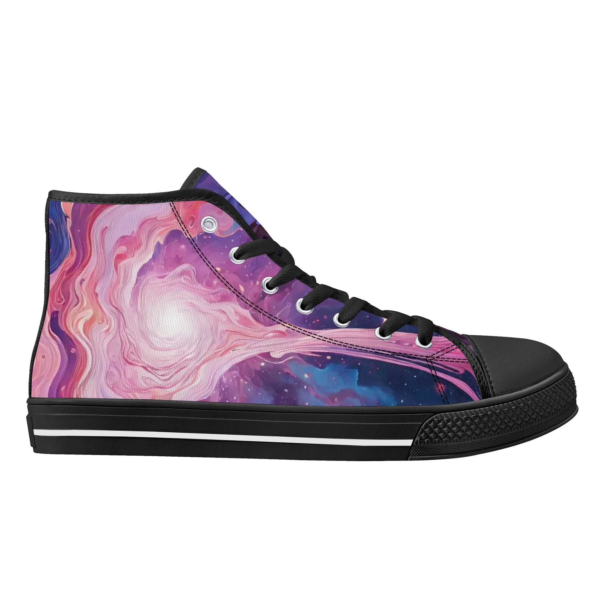 Aethonox Mortis Canvas Hightops (black right outside)