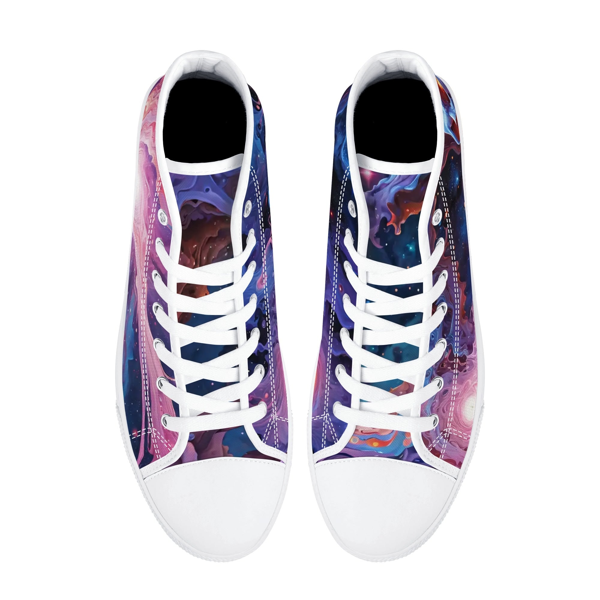 Aethonox Mortis Canvas Hightops (white pair top)