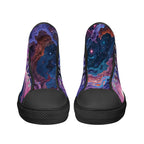 Aethonox Mortis Canvas Hightops (black pair front)