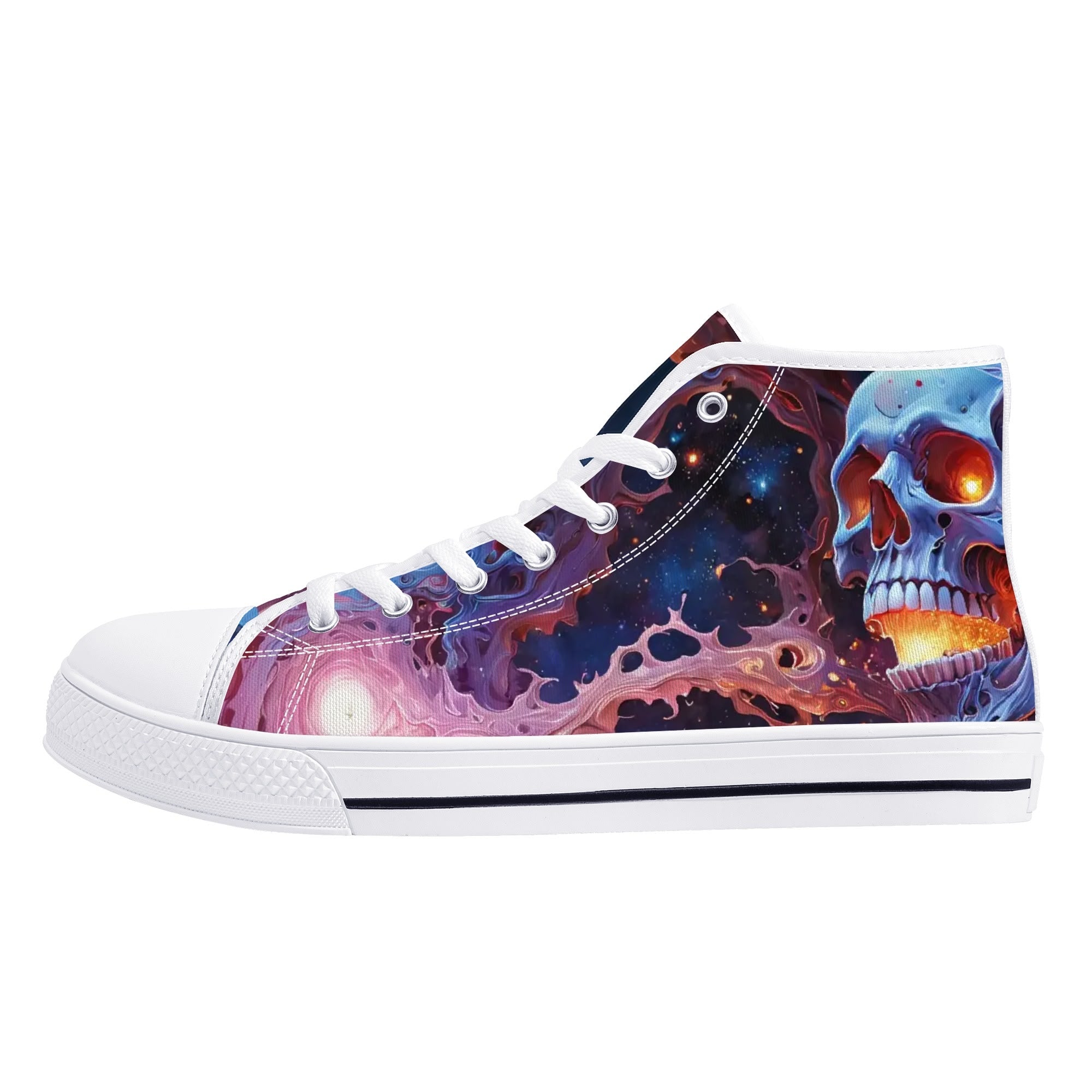 Aethonox Mortis Canvas Hightops (white left outside)